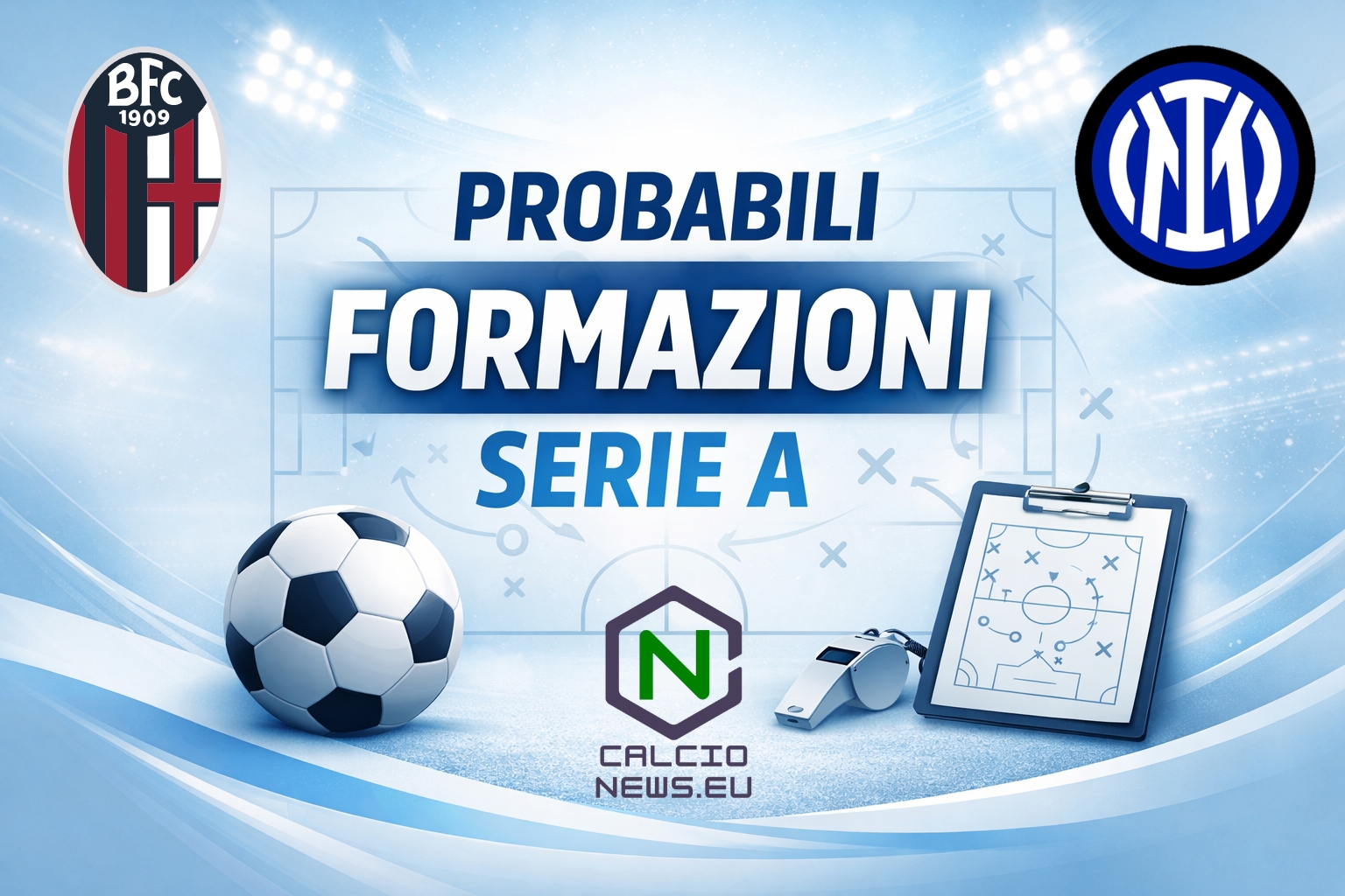 Bologna-Inter, le probabili formazioni: nerazzurri quasi al completo