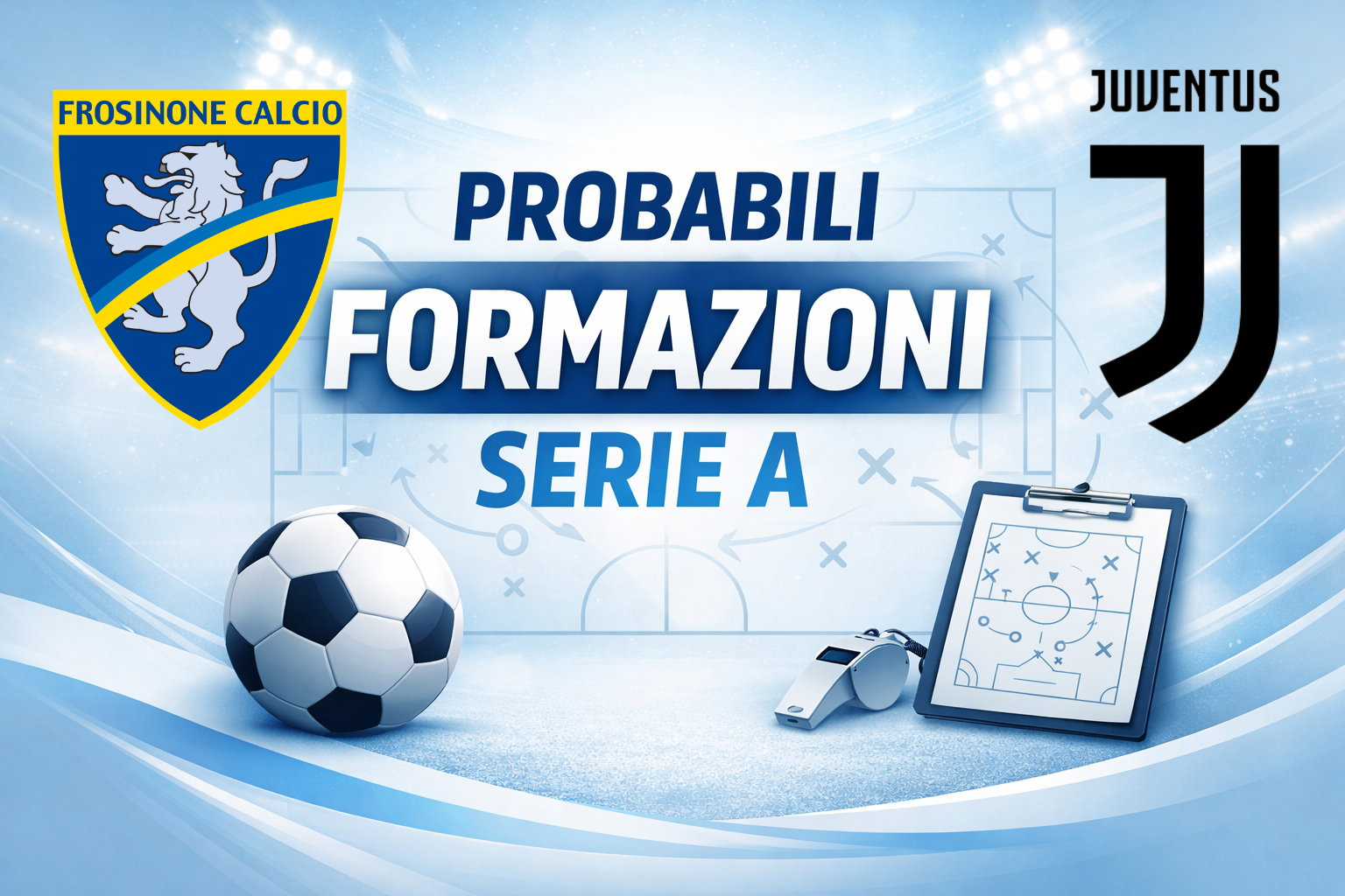 Frosinone Juventus: le probabili formazioni