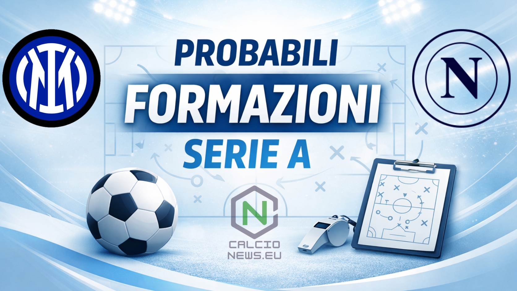 Inter Napoli, le probabili formazioni del big match di sabato