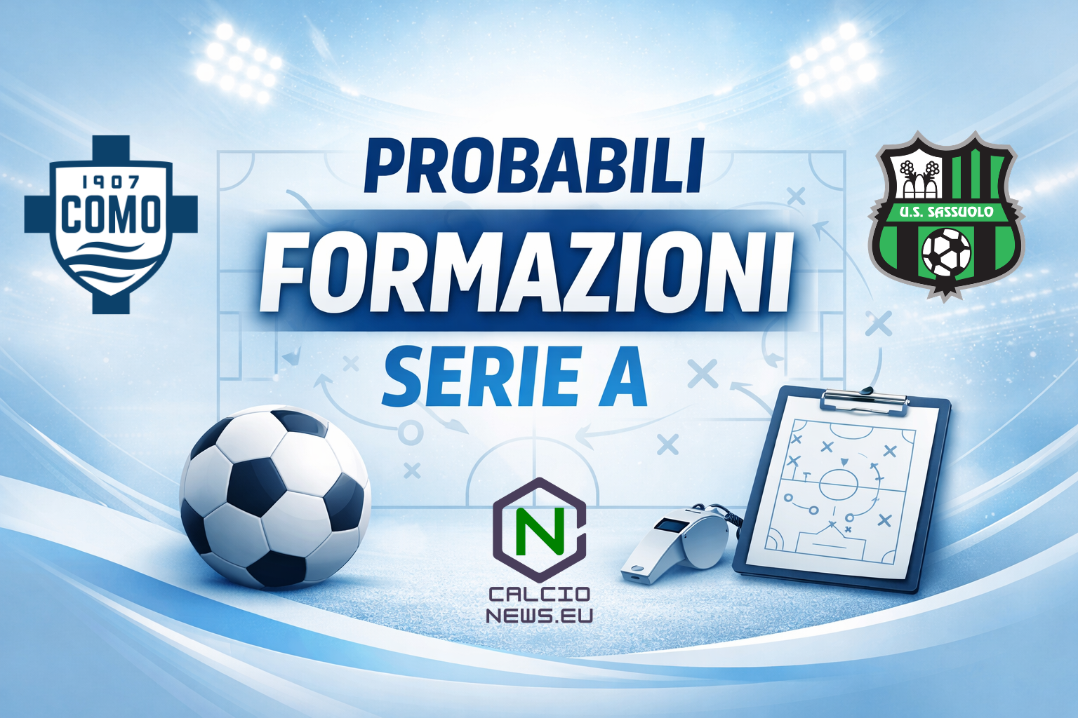 Como Sassuolo, Cesc per la Champions: le probabili formazioni