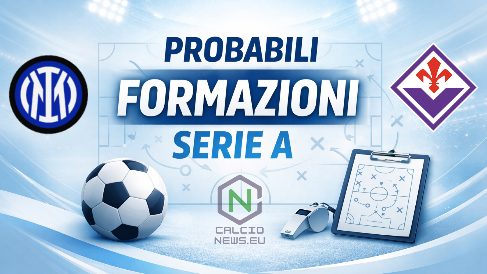 Le probabili formazioni di Inter Fiorentina: esordio per Provedel, Dodò parte titolare