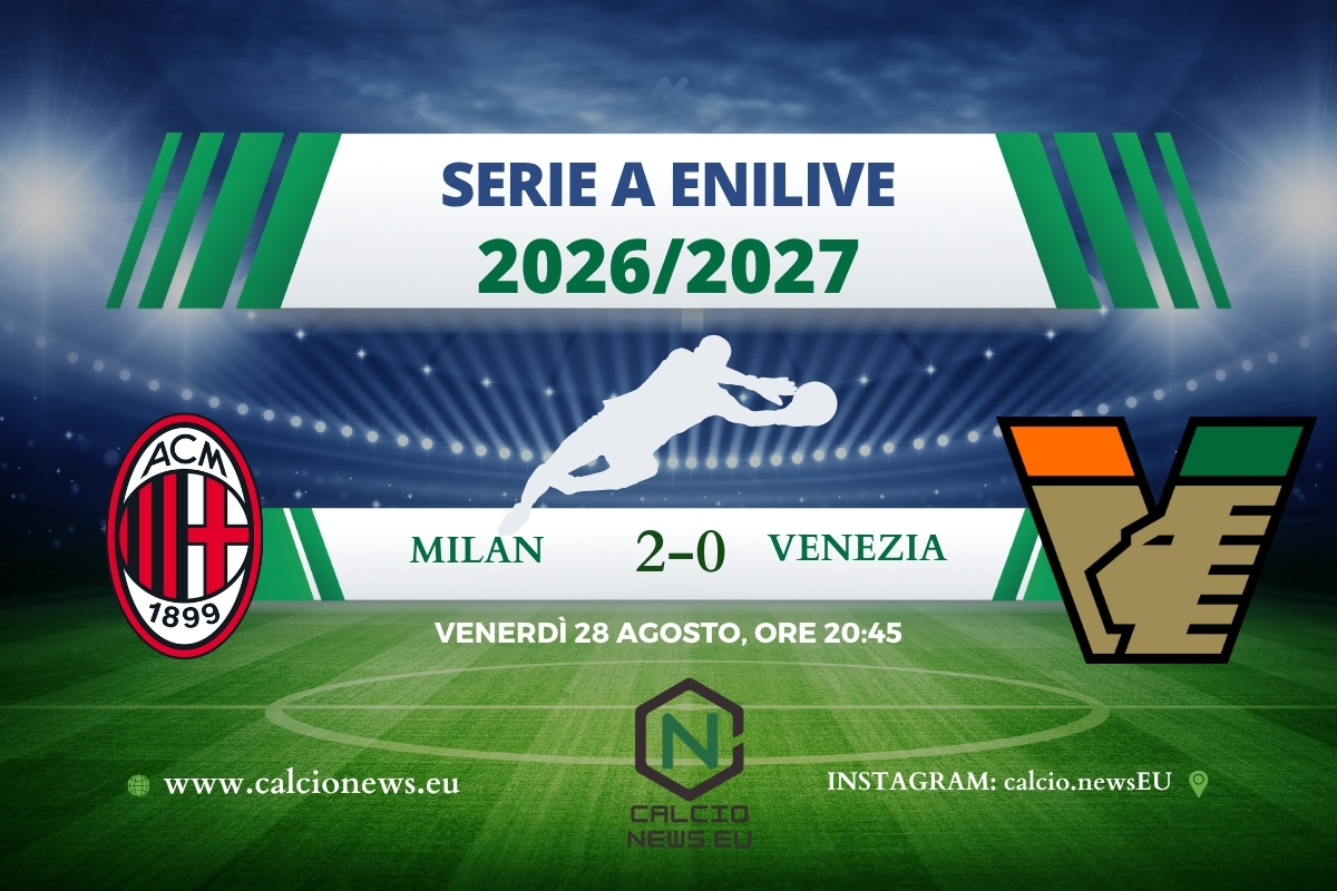 Milan-Venezia 2-0: buona la prima in casa per i rossoneri