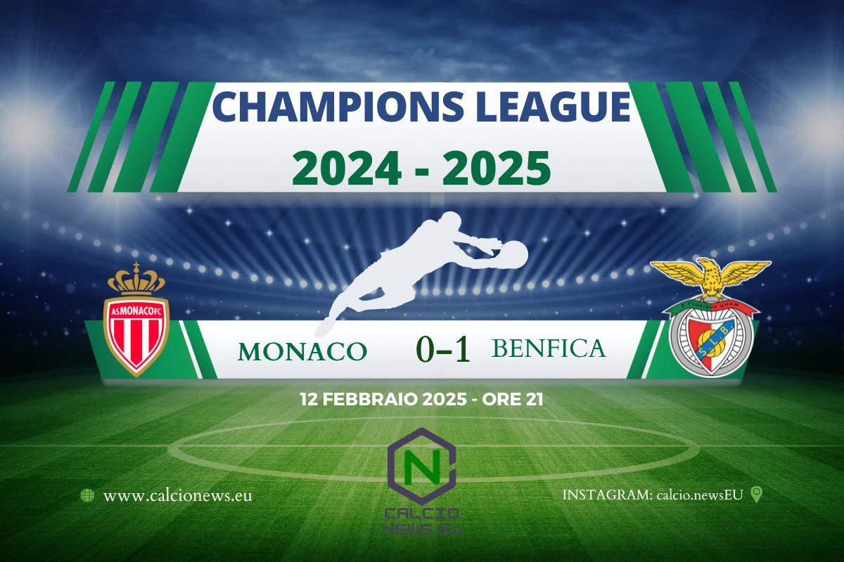 Champions League, Monaco Benfica: Pavlidis decide l’andata