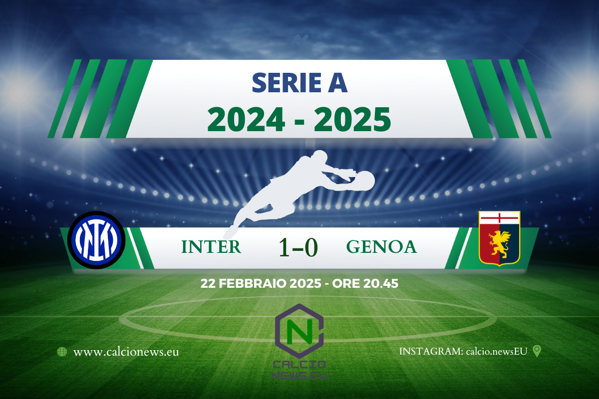 Serie A, Inter Genoa 1-0: nerazzurri primi aspettando il Napoli