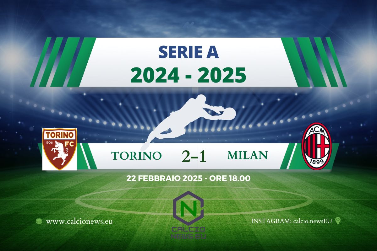 Serie A, Torino Milan 2 1: Vanja è il vero protagonista