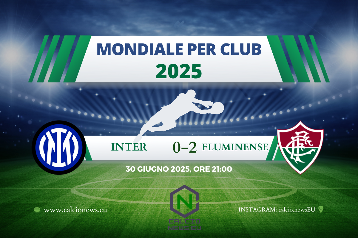 Mondiale per Club 2025, il tabellino di Inter Fluminense 0-2: nerazzurri eliminati