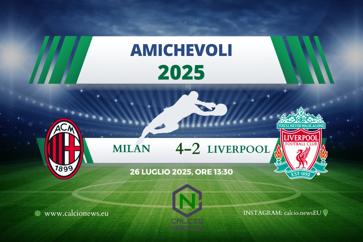 Milan spettacolo a Hong Kong: 4-2 al Liverpool nella seconda amichevole asiatica
