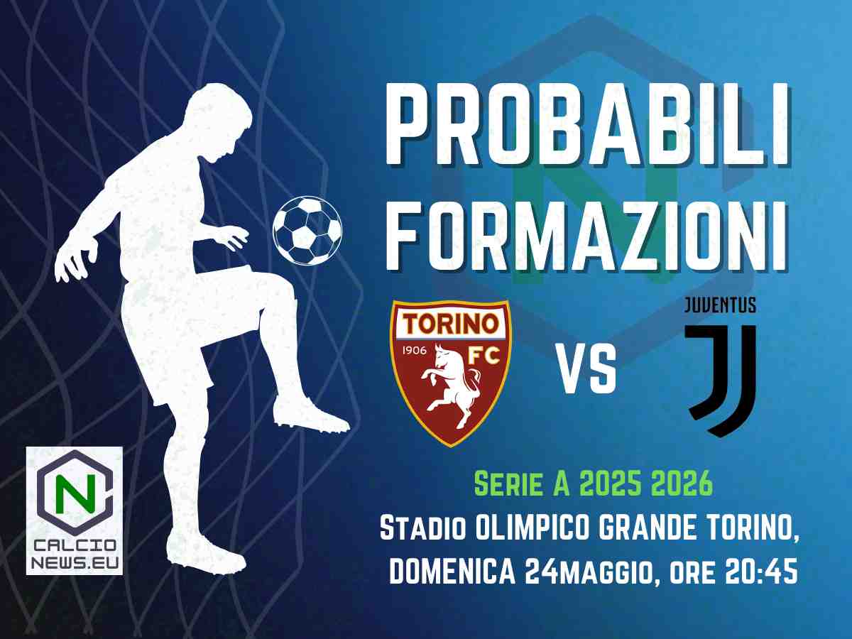 Torino Juventus, le probabili formazioni: le  scelte  di Spalletti