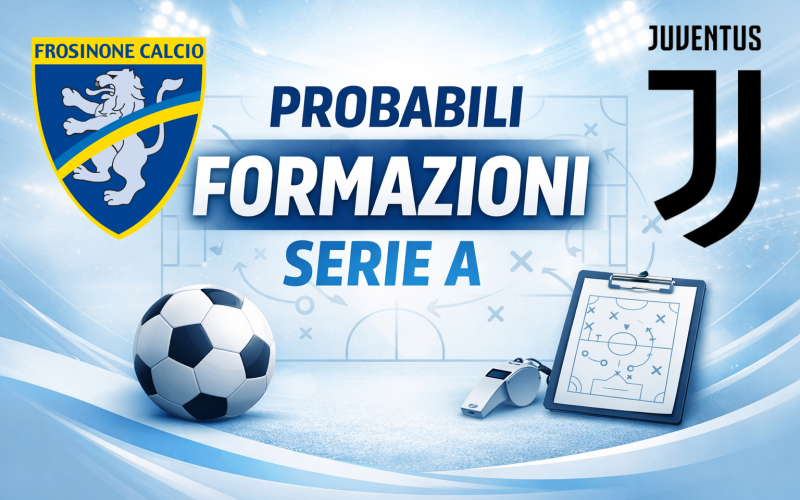 Frosinone Juventus: le probabili formazioni