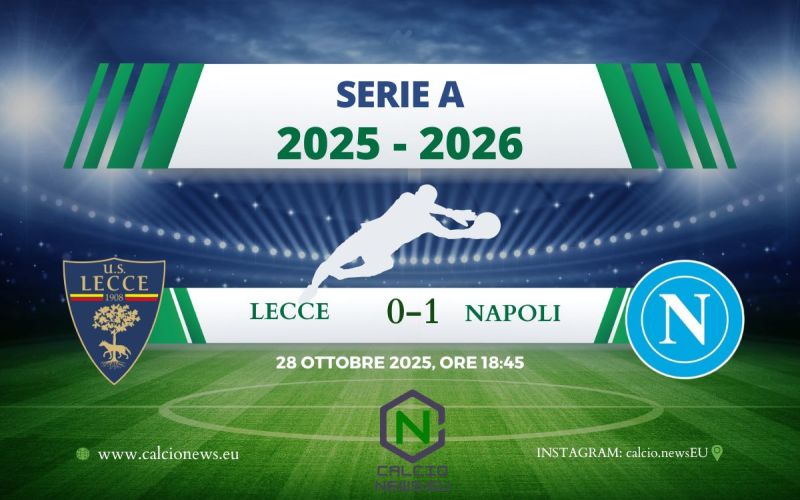 Serie A, Lecce-Napoli 0-1: Anguissa segna, Milinkovic-Savic para un rigore