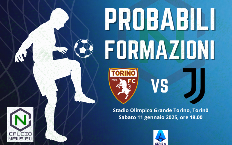Serie A, probabili formazioni Torino-Juventus: si accende il Derby della Mole