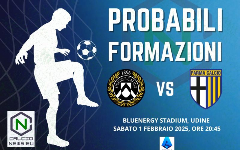 Serie A, Udinese Parma: le probabili formazioni