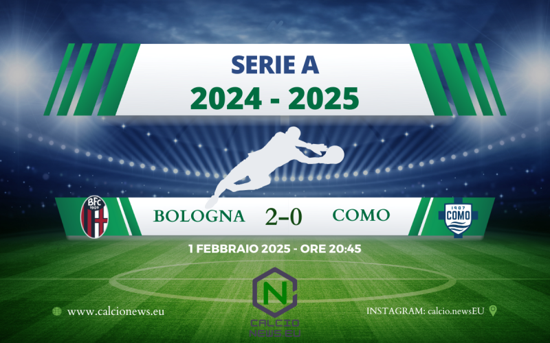 Festa al Dall’Ara, il Bologna piega il Como 2-0: il tabellino