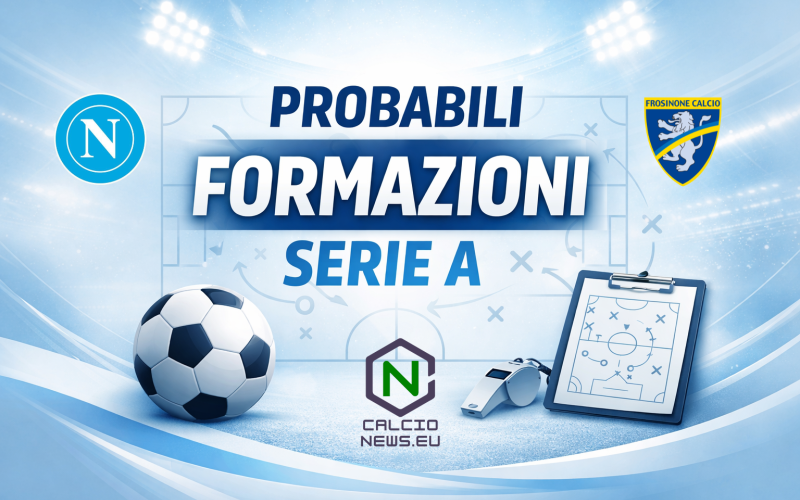 Napoli Frosinone, sfida che vale l’Europa: le probabili formazioni