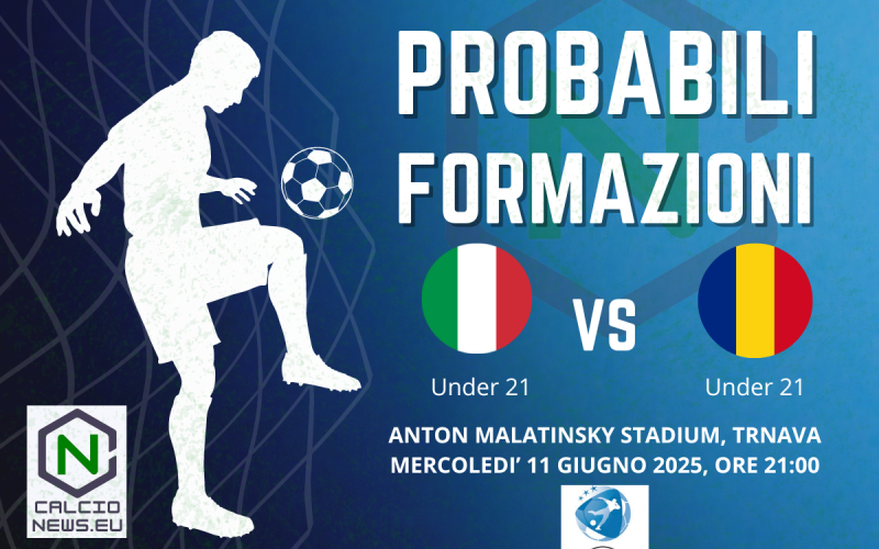Europeo Under 21: le probabili formazioni e dove vedere Italia – Romania