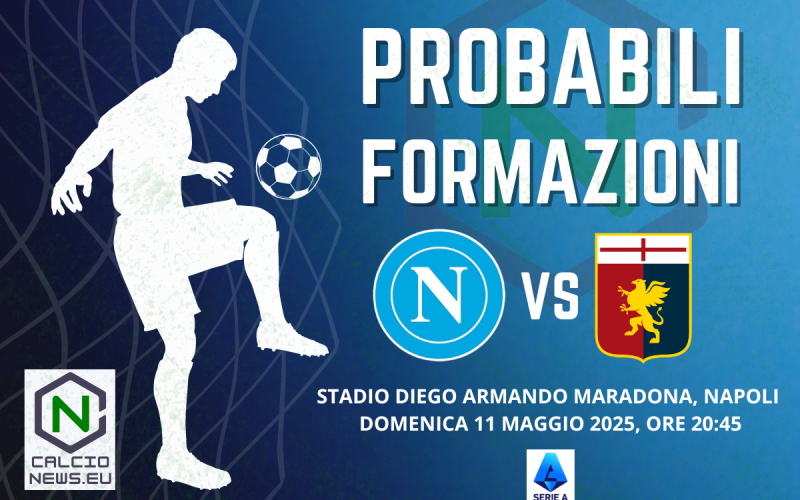 Napoli Genoa, le probabili formazioni e dove vederla in TV