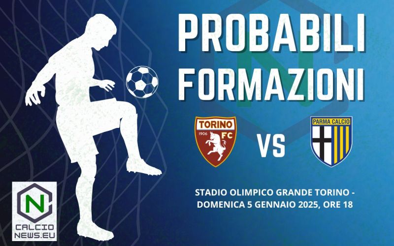 Serie A, probabili formazioni Torino Parma: out Man