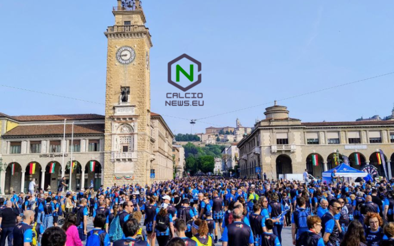 Lo strano weekend di Bergamo: cori in piazza e Camminata Nerazzurra