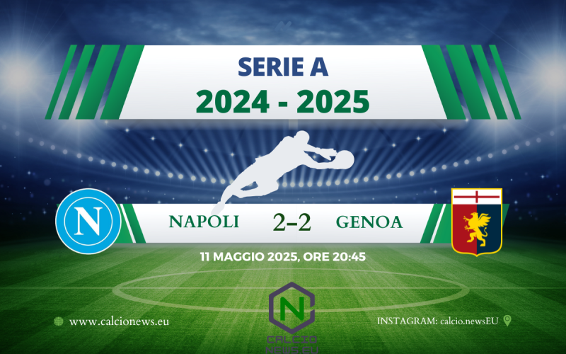Serie A, Napoli Genoa 2-2: gli azzurri steccano, Inter a -1