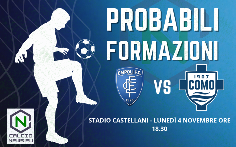 Serie A, le probabili formazioni di Empoli-Como