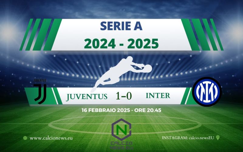 Juventus-Inter 1-0: Conceicao firma il gol vittoria nel derby d’Italia