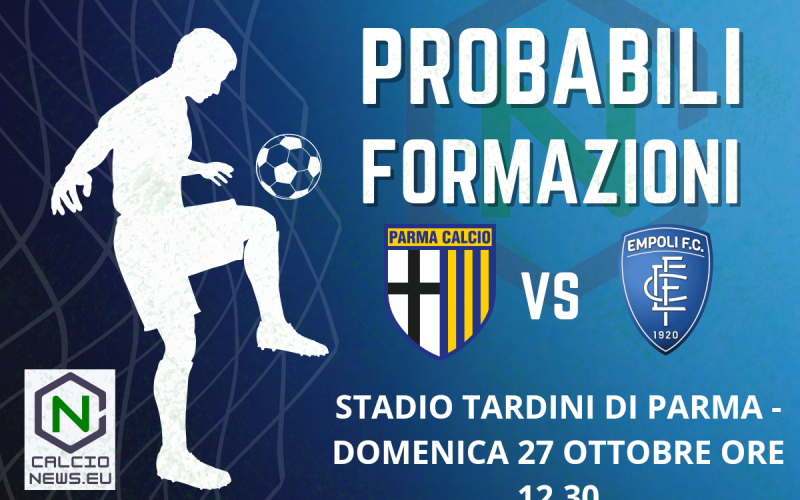 Serie A, le probabili formazioni di Parma-Empoli