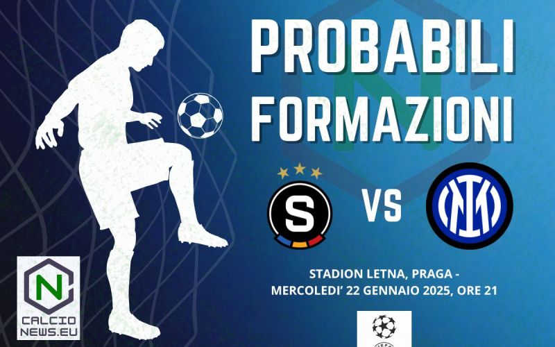 Champions League, Sparta Praga Inter: le probabili formazioni