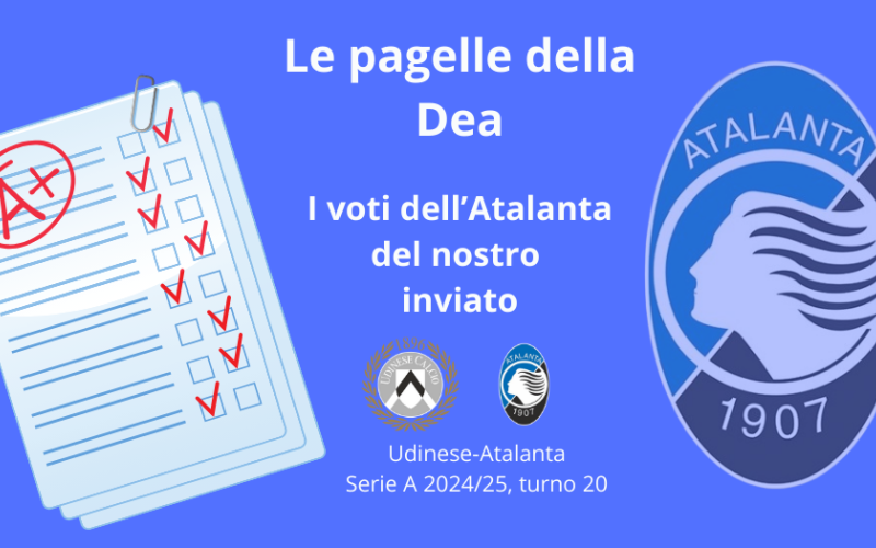 Udinese-Atalanta , le PAGELLE della Dea: tanti insufficienti, super Carnesecchi