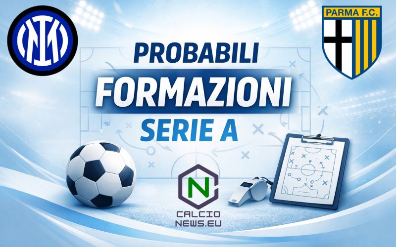 Le probabili formazioni di Inter Parma
