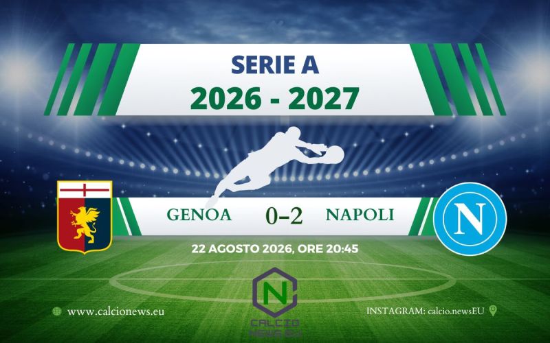 Genoa Napoli 0-2: il tabellino