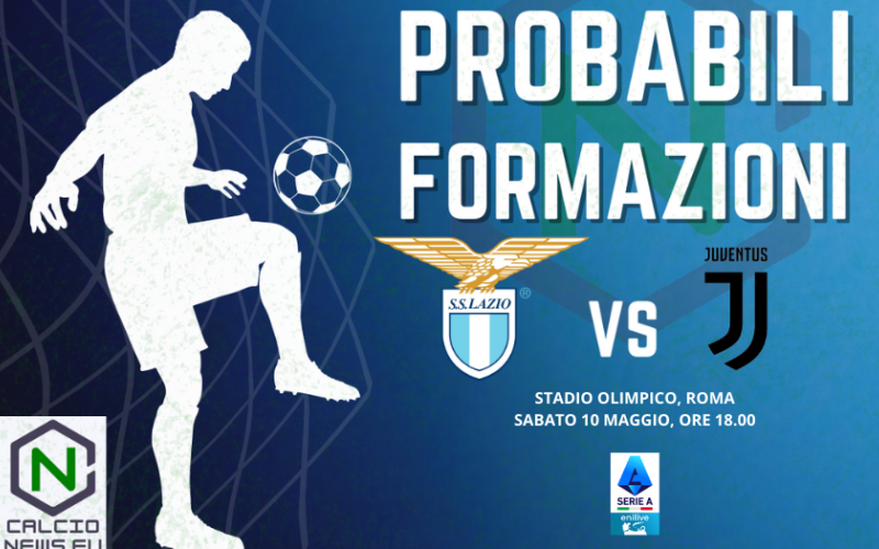 Serie A, le probabili formazioni di Lazio Juventus