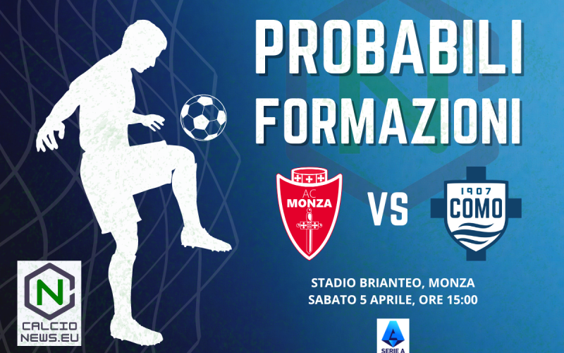 Serie A, le probabili formazioni di Monza Como