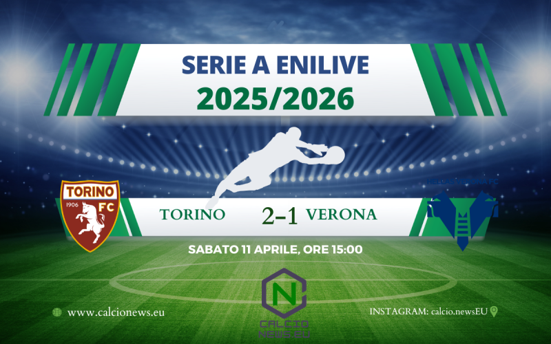Torino-Verona, Simeone e Casadei portano in salvo i Granata