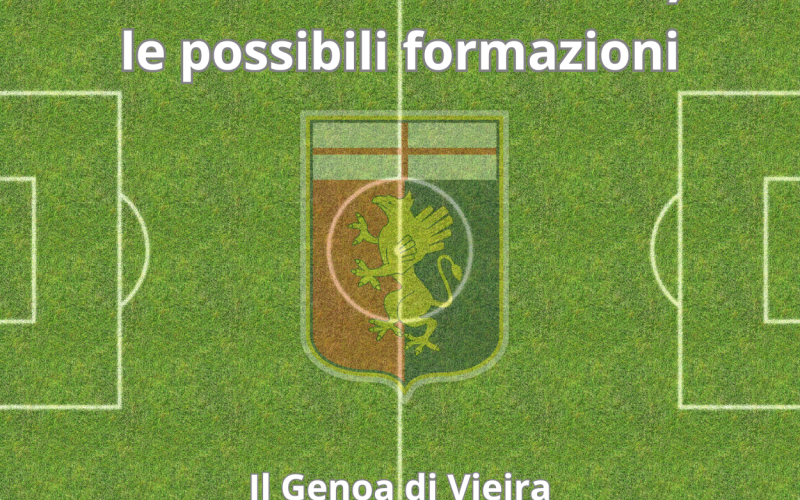 Genoa 2025 2026: il possibile 11 titolare del Grifone di Vieira