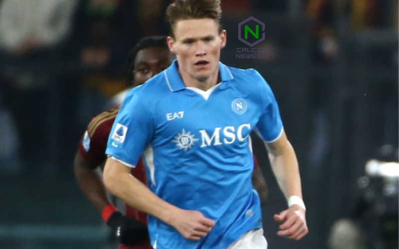 Napoli, McTominay presente alla rifinitura: scozzese verso una maglia da titolare