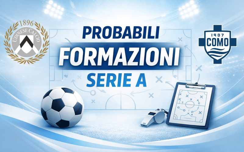 Probabili formazioni Udinese Como: assente Davis