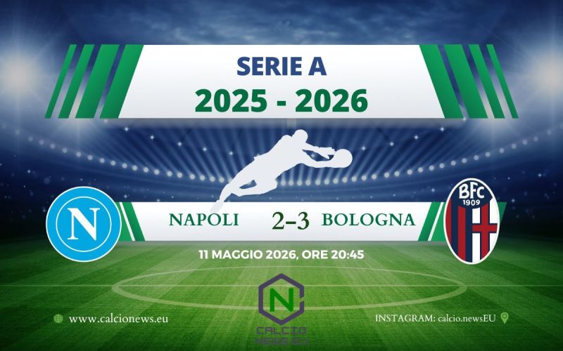 Serie A, Napoli-Bologna 2-3: gli azzurri falliscono il primo match point Champions