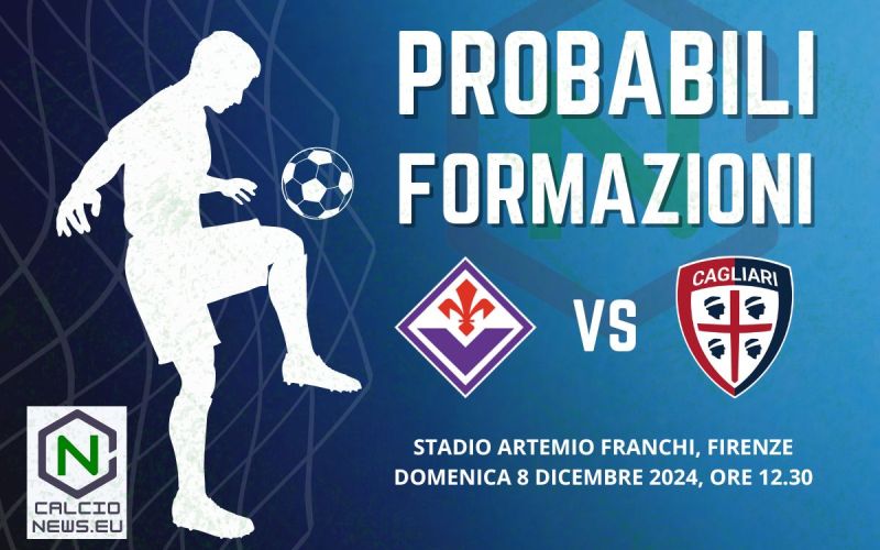 Le probabili formazioni di Fiorentina Cagliari: Kean sfida Piccoli
