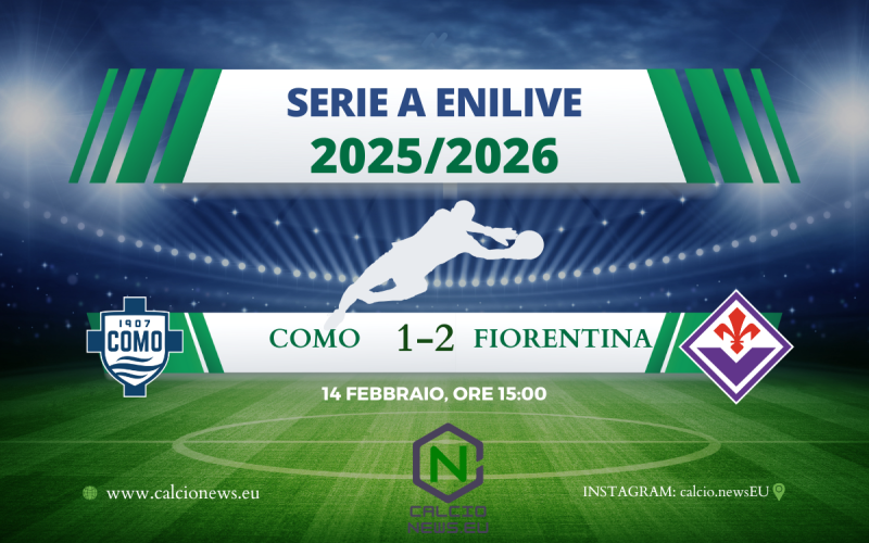 Como-Fiorentina 1-2: cade Fabregas, risorge la Viola