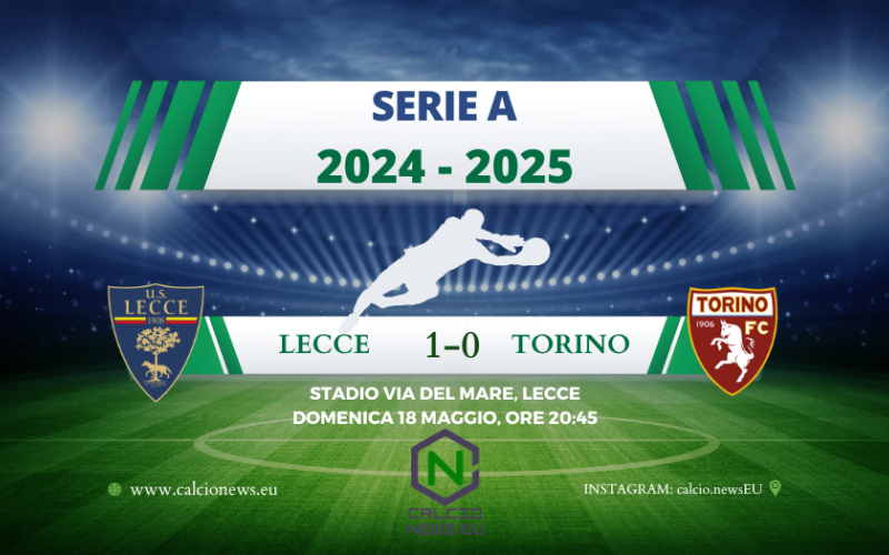 Serie A, Lecce Torino 1-0: la perla di Ramadani fa sperare i salentini