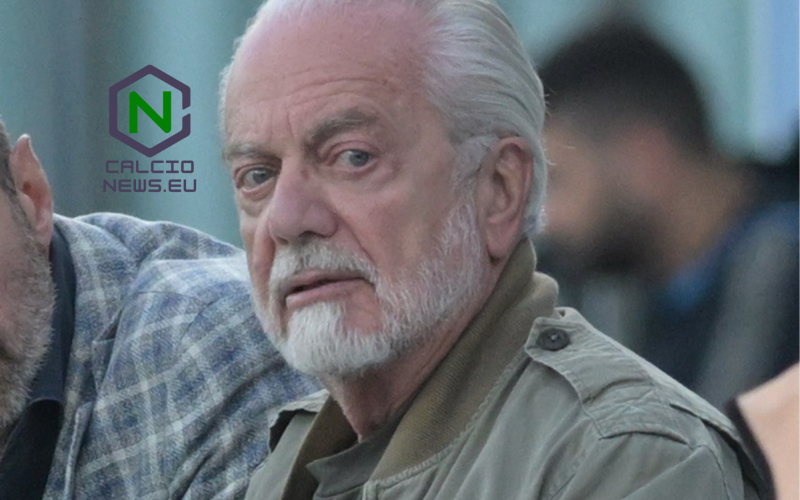 Napoli, De Laurentiis: “Il 4 è un bel numero. Su Conte…”