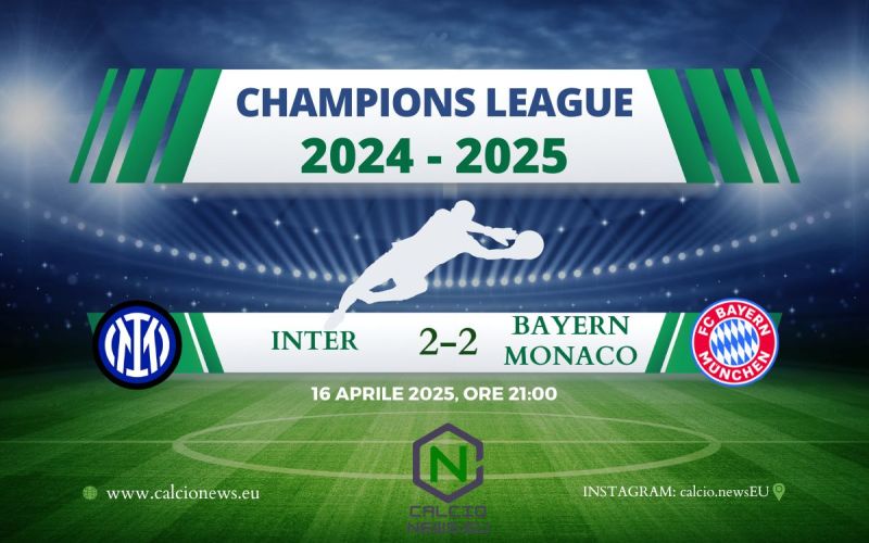 Champions League, Inter Bayern Monaco 2-2: nerazzurri in semifinale
