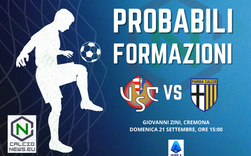 Serie A, le probabili formazioni di Cremonese-Parma