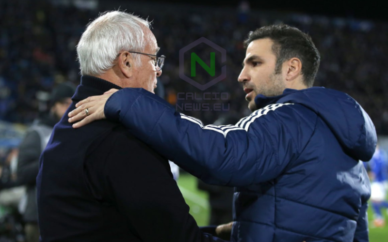 Roma, Ranieri ha scelto il successore: Fabregas in pole, ma il Como fa muro