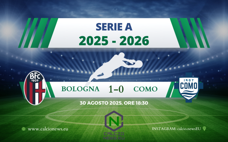 Serie A, Bologna Como 1-0: passo indietro dei lariani, la decide Orsolini