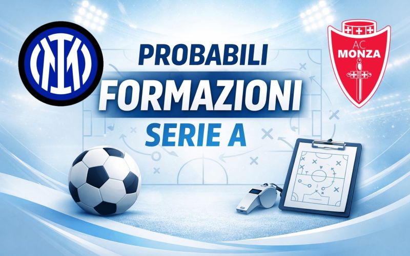 Inter Monza, si parte: le probabili formazioni