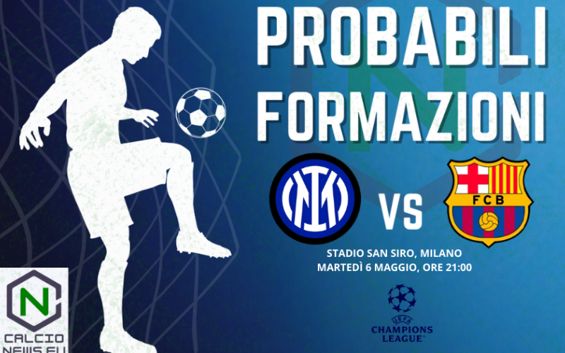 Champions League, c’è Inter Barcellona: le probabili formazioni