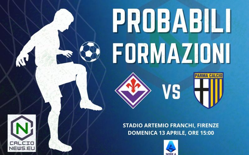 Serie A, le probabili formazioni di Fiorentina Parma