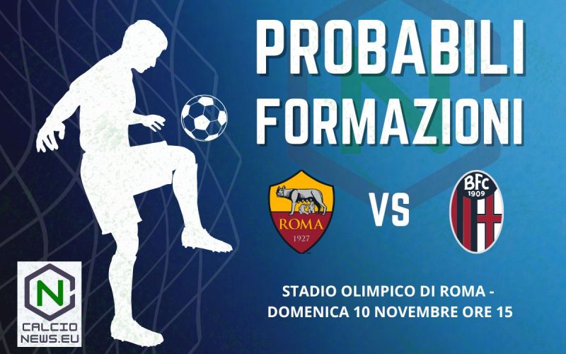 Serie A, probabili formazioni Roma Bologna: dubbi per Juric e Italiano