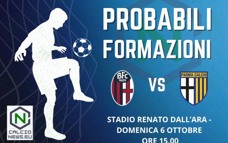 Serie A, probabili formazioni Bologna Parma: dubbi Castro e Valeri